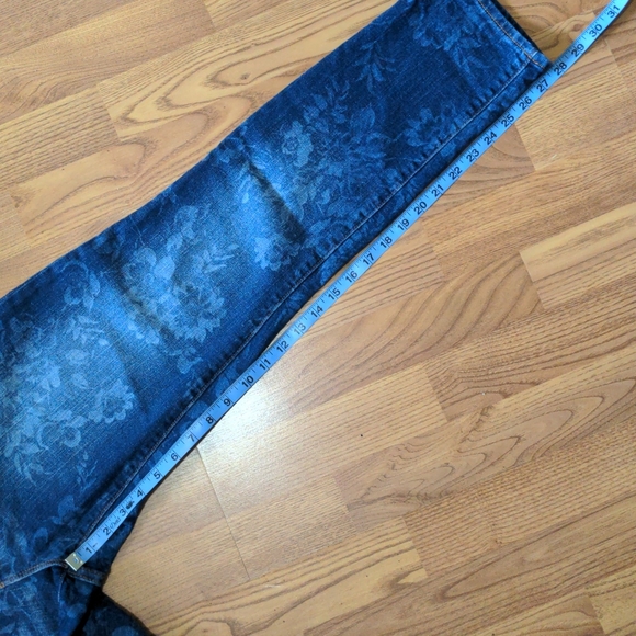 Gap 1969 Floral Print Skinny Ankle Capri Jean - Picture 6 of 10